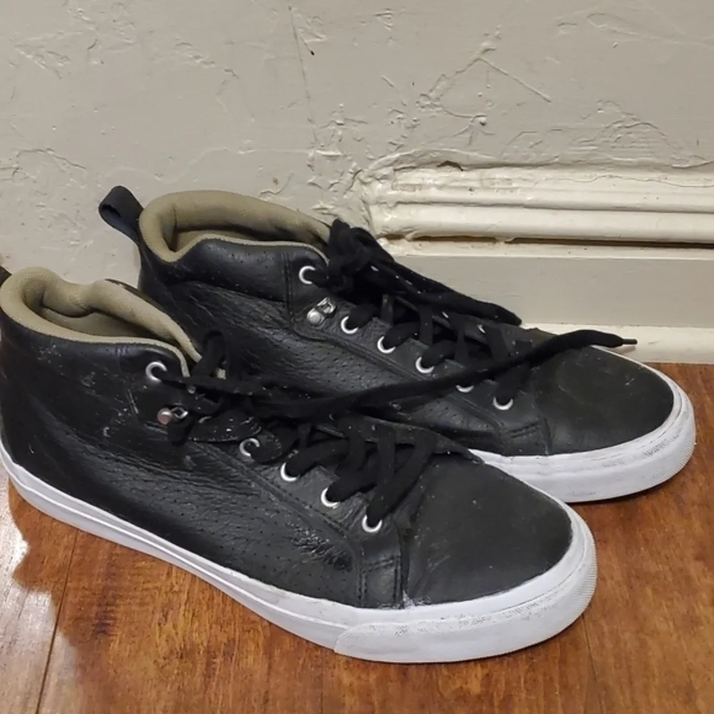 Converse All star leather high tops 12 - Picture 6 of 9
